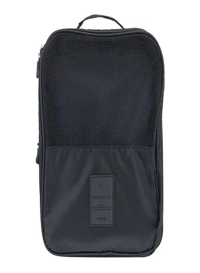 MEZON حقيبة أحذية سفر مقاومة للماء من ميزون، حقائب أحذية قابلة للطي، حقيبة تخزين أحذية، منظم أحذية للسفر (أسود) - Image 1